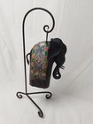 Large Elephant Gong With Stand   Very Decorative   24 Inches High