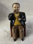 Antique Cast Iron Mechanical Bank J e Stevens Tammany Boss Tweed