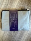 New Delta One X Tumi Grey Amenity Toiletry Kit Soft Case Bag Pouch Sealed