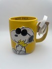 Rae Dunn Peanuts Snoopy Woodstock Best Pals Mug Yellow Ceramic 21oz 2025 Cup B91