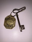 Vintage Hotel Key Fob Tag    hotel King George    Nice France Room 12 Bis   Key