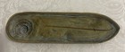 Antique French Bronze Inkwell  Signed  Art Nouveau   10-1 4    X 3 4    X 3       A-15