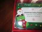 My 1st Christmas Picture Frame Little Wonders New Open Box 4inx6in Photo