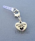 Best Friend Cell Phone Charm Anti Dust Proof Plug Ear Cap Jack C122