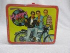 1977 Happy Days Tv Lunchbox C 7  N0 Rust  N0 Kids Names  N0 Fade  Fonzie On Bike