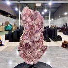 8lb Natural Pink Purple Amethyst Slice Polishedcrystalslabhealingmineralspecime