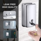 Vannsoo Commercial Soap Dispenser Wall Mount Stainless Steel 34 Fl Oz  Silver 