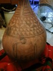 awesome Vintage Massive  Detailed Carved Water Gourd African   Super  