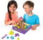 Sand Beach Day Fun Playset With Castle Molds Tools   12 Oz Of Kinetic Sand New 