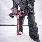 Eskimo E40  Electric Auger  8-inch  Steel Bit  Red