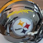 Antonio Brown Signed Pittsburgh Steelers Chrome Mini Helmet - Jsa Authenticated