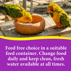 3-d Pet Products Premium Cockatiel Bird Food Seeds  With Probiotics  4 5 Lb
