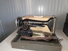 Vintage 1930 Singer Model 99-13 Electric Sewing Machine W  Case   Pedal - Runs