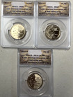 2019 American Innovation Dollar 3 Coin Set   1129 - Pr70 Dcam  Ms67 Anacs Unc 