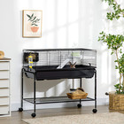 Pawhut Small Animal Cage Guinea Pig  Hedgehog  Ferret Pet Habitat