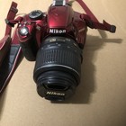 Nikon D3200 24 2 Mp Digital Slr Camera - Red  kit W  Af-s Dx Vr 18-55mm Lens 