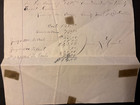 1894 Michigan National Guard Armory Co  Infantry Document     Signed  Historic