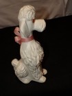 Vintage Poodle Bank  11  Soft Plastic Mid Century White Dog Complete Excellent