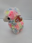 Ty Beanie Babies Classic 9  Lola The Rainbow Llama Plush Stuffed Animal Nwt