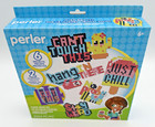 Perler Just Say It Fused Bead Kit 2004pcs New 6 Projects 2 Pegboards Fun Sayings