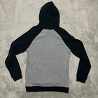 New Adidas Hoodie Womens Xl  18  Gray Black Pullover Fleece Sweatshirt Stretch