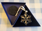 Swarovski Crystal 2016 Annual Edition Snowflake Christmas Ornament Nib W coa