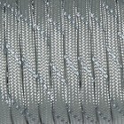 1pcs 550 Reflective Paracord 7 Core Parachute Cord 100ft Strand For Light Grey