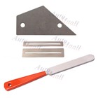 Guitar Fret Crowning File Leveling Tool Rocker Fretboard Protectors Guard Set