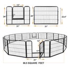 Foldable Pet Playpen 24  Tall 16 Panel Heavy Duty Diy Dog Exercise Pen Fence 