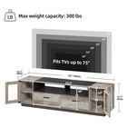 Led Tv Stand For 75  65  60  55  50   tv With Power Outlets Entertainment Center