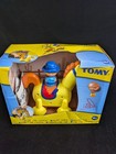 Rare Tomy Clip Clop Cowboy Horse pony Battery Toy W box - Works - Baby Einstein