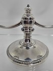 Vintage Mueck-carey Sterling Silver Reinforced W  Cement Candlestick Holder