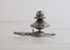 Vintage Advertising Nicor Gas Penny Flame Enamel Collar Pin 1960s Htf