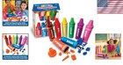 Rainbow Sorting Crayons 65pc - Develops Vocabulary  Pattern Skills