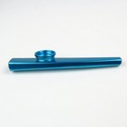 Metal Kazoo Flute Diaphragm Mouth Harmonica Wind Instrument  Blue