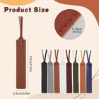 8 Pcs Leather Bookmark Classic Stitched Book Mark With Leather Rope Gifts