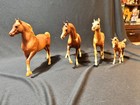 Vintage Breyer Horses Medium Size Lot Of 3 Plus 1 Colt