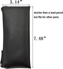 Mini Pencil Case Small Pen Bag With Zipper  Pu Leather Makeup Pouch Makeup Case