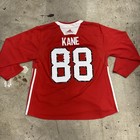     nhl Red Chicago Blackhawks Adidas Patrick Kane  88 Men   s Xl Jersey Sz 24x31
