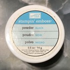 Stampin Up Black  Fine Embossing Powder - New   Opened 