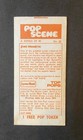 Rare 1970 Lyons Maid Pop Scene Jimi Hendrix With Token