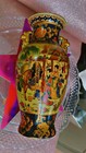 Antique Chinese Porcelain Vase With Decorative Hand-painted Design  