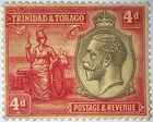 Travelstamps  Trinidad   Tobago Stamps Sg 223 Scott  26 - 4d Mint Mogh