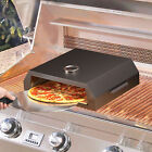 17 8 x14  Stainless Steel Pizza Oven For Grill Outdoor Pizza Maker W thermometer