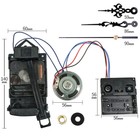 Quartz Wall Clock Swing Mechanism Music Box Movement Chime Diy Repair Kits Set
