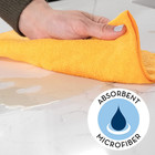 50 Pack 12  X 16 microfiber Cleaning Cloth Bulk Towels Home Reusable Microfiber 