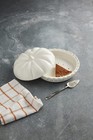 Mud Pie Circa Pumpkin Pie Dish Set White 5 5 X 10 5 Dia 48010042