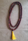 Rosewood Mala Beads Necklace     Buddhist Meditation Prayer Beads