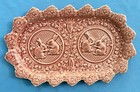 Bordallo Pinheiro Pink Bunny Rabbit 13  Sandwich Tray Serving Platter