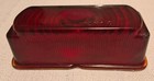 Vintage 1950s Theo Bargman Detroit Mi Red Glass Trail-lite No 1 Hot Rod Spartan